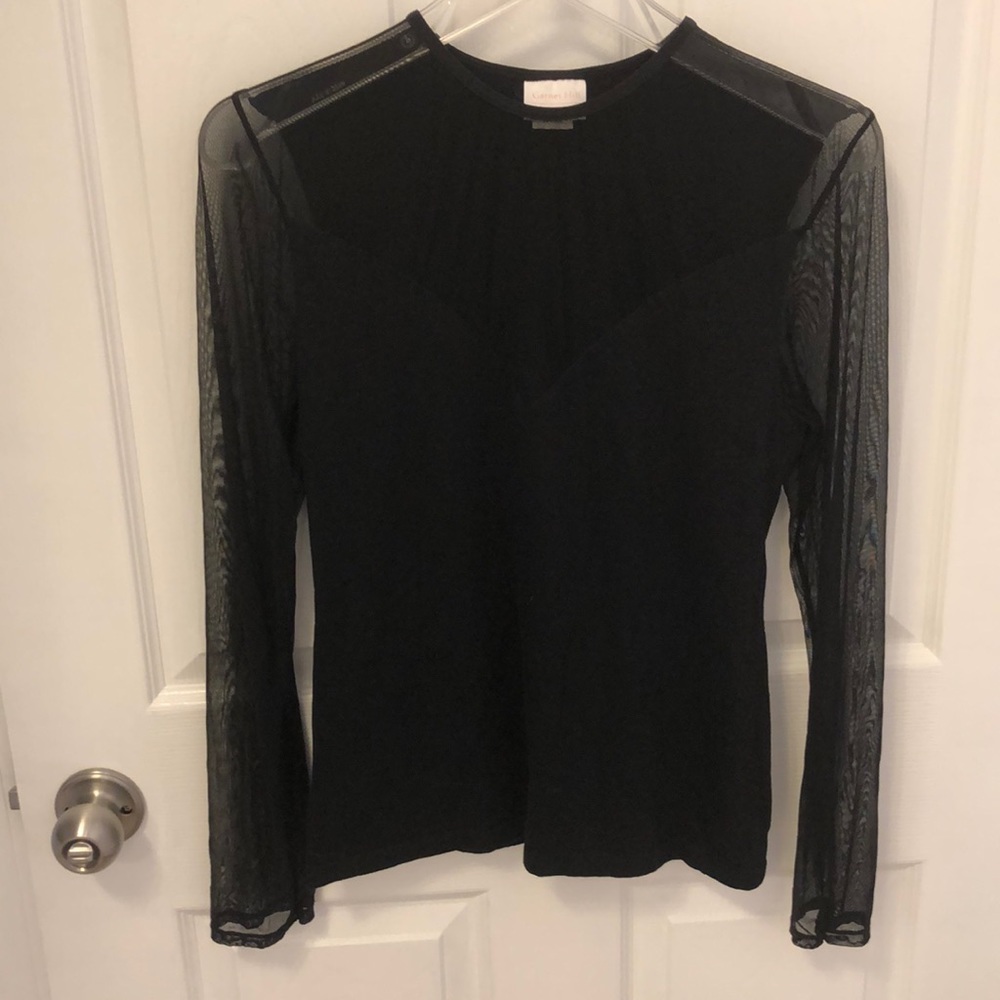 Vintage Garnet Hill mesh top